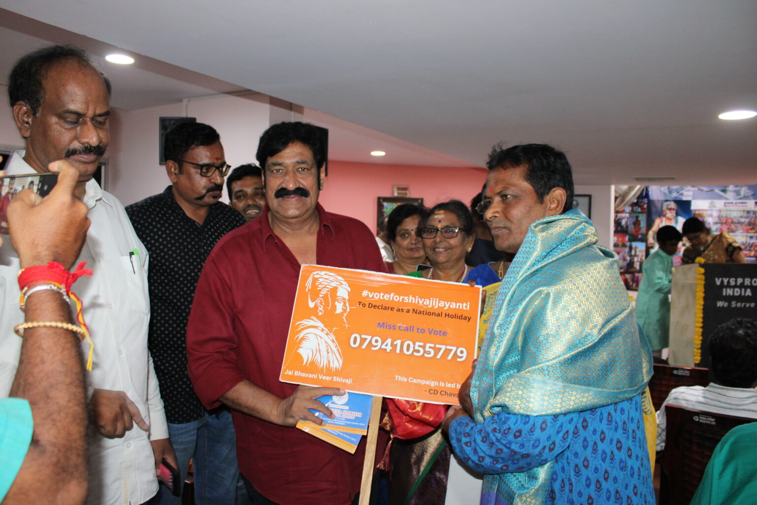 Raghu Babu Garu cine actor appreciated the Vote for shivaji jayanti ...