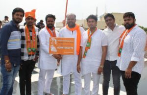 BJP Leader Laddu Yadav heartfully supported Vote for Shivaji Jayanti campaign