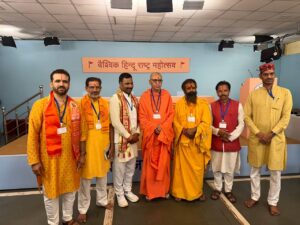 CD Chavan, Bhagirathi Maharaj, and Mahamandaleshwar Acharya Advocate for National Holiday on Shivaji Jayanti