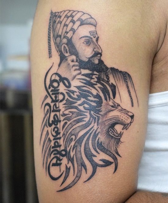 Chhatrapati Shivaji maharaj tattoo design