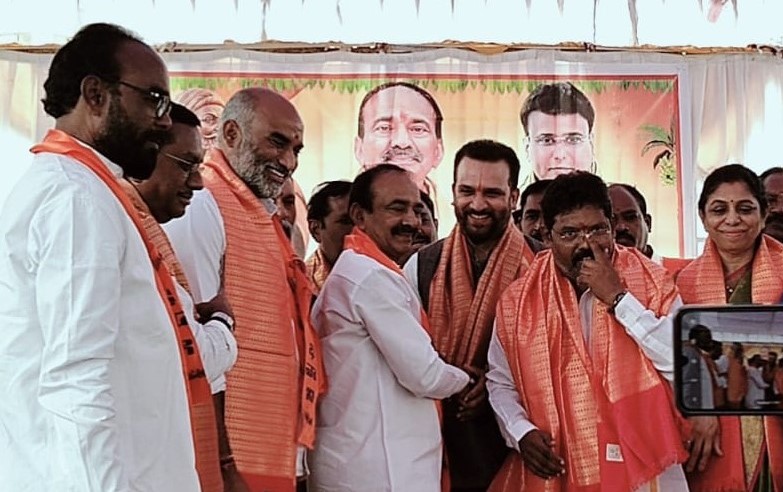 CS Chavan Felicitated at Chhatrapati Shivaji Maharaj Statue Installation Ceremony in Medchal